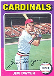 1975 Topps Baseball Cards      429     Jim Dwyer RC